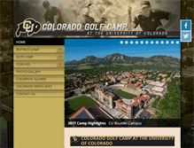 Tablet Screenshot of coloradogolfcamp.com